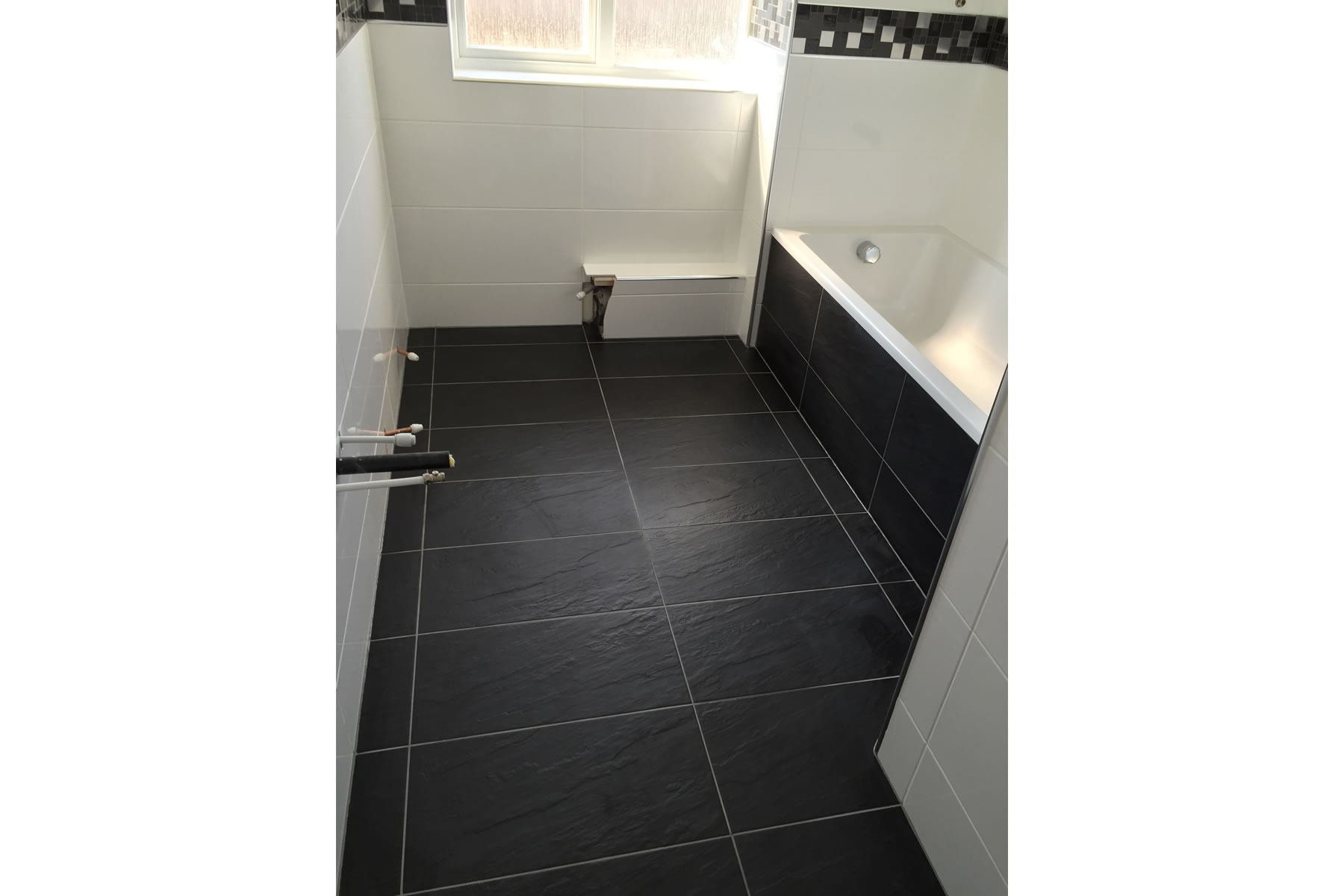 bathroom tiling