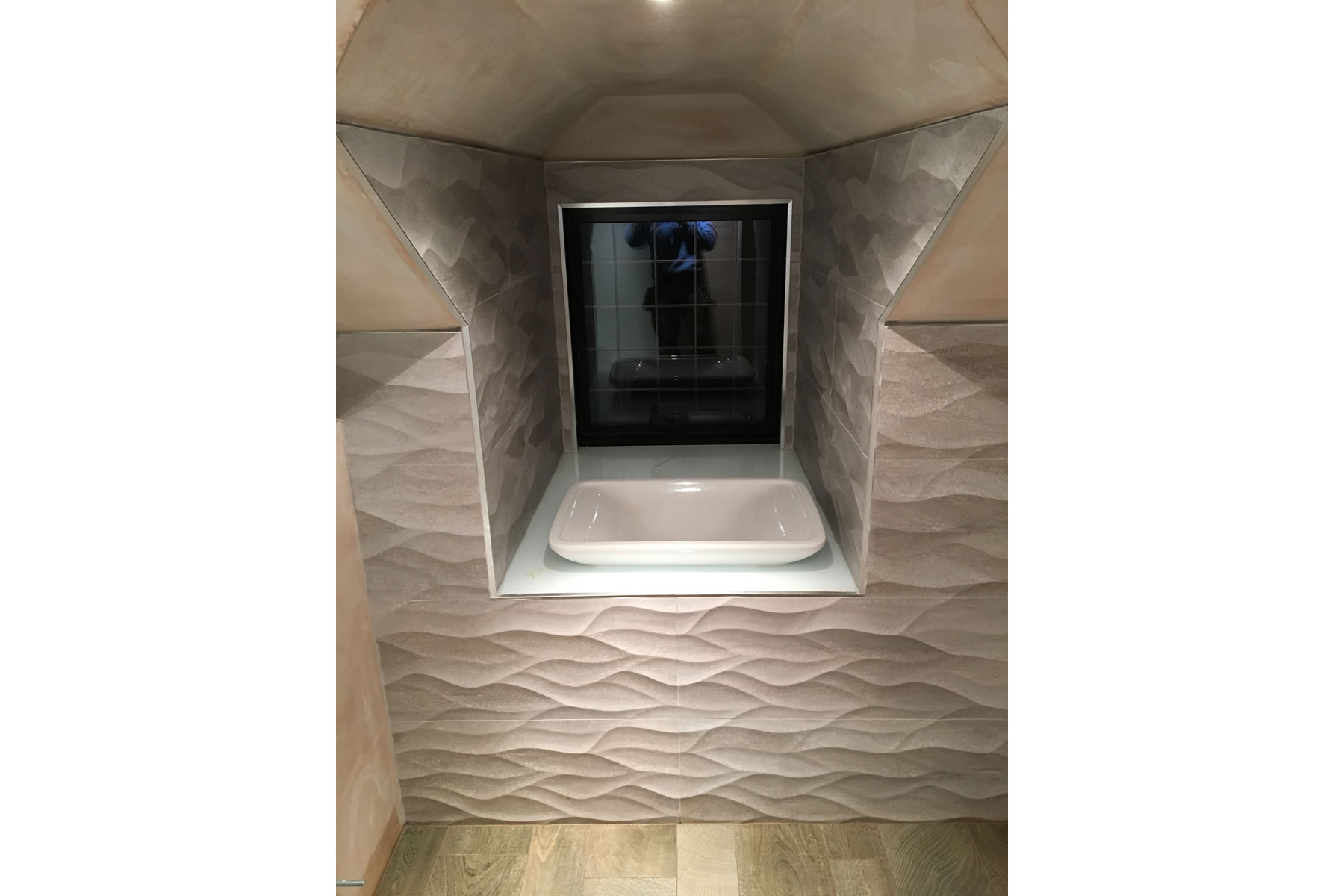 bathroom tiling