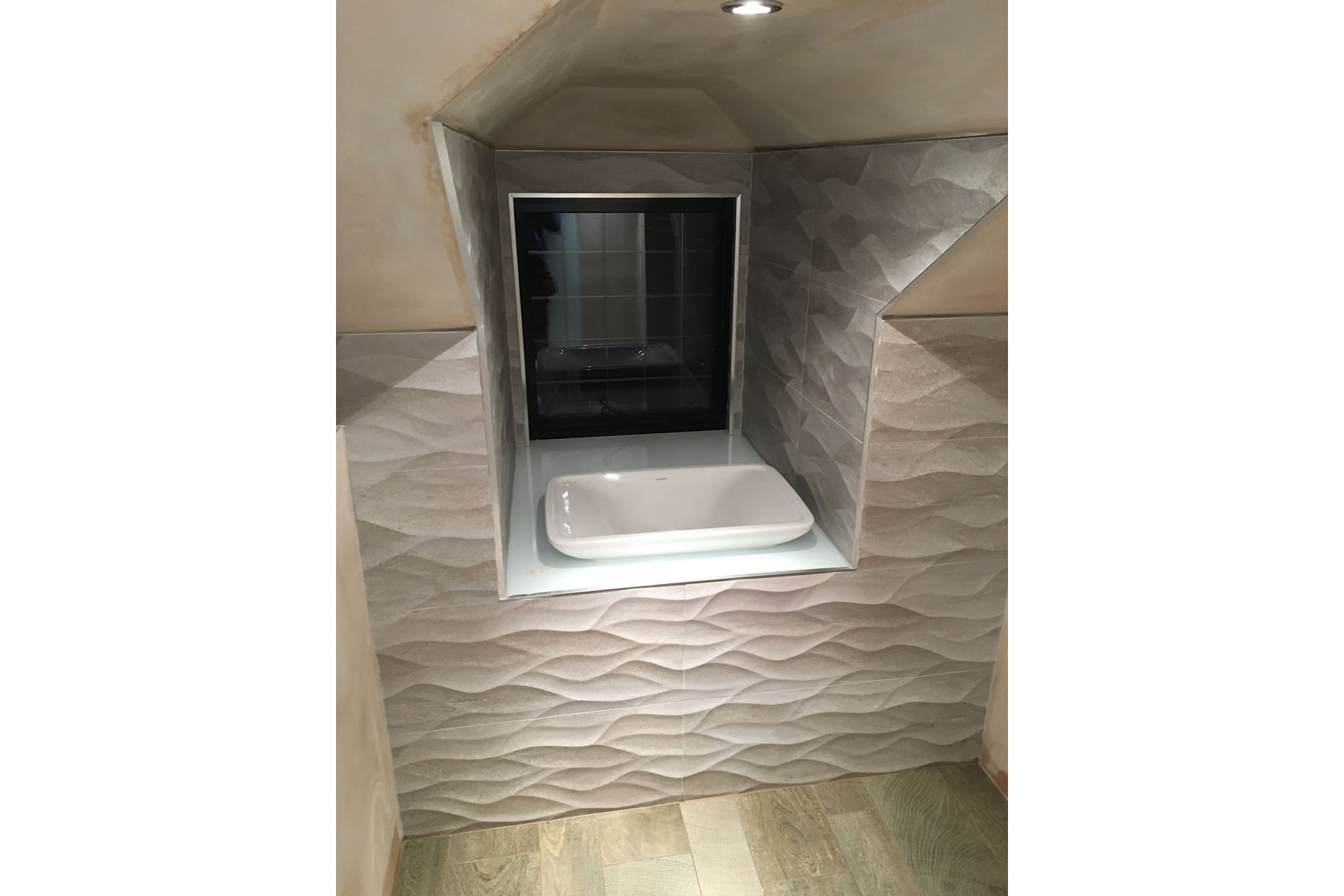 bathroom tiling