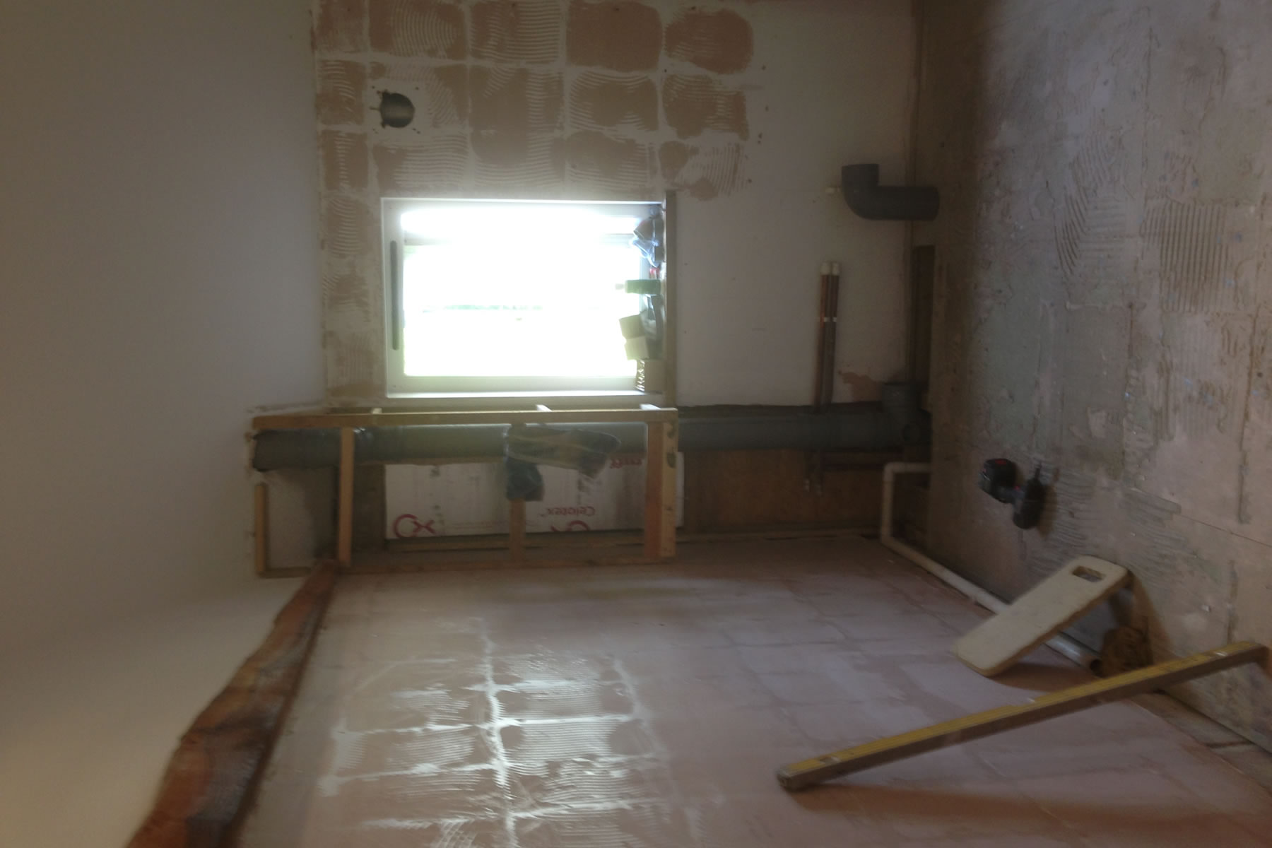 bathroom tiling