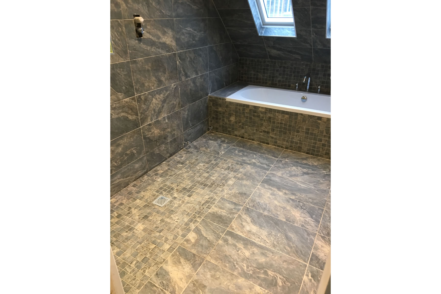 bathroom tiling