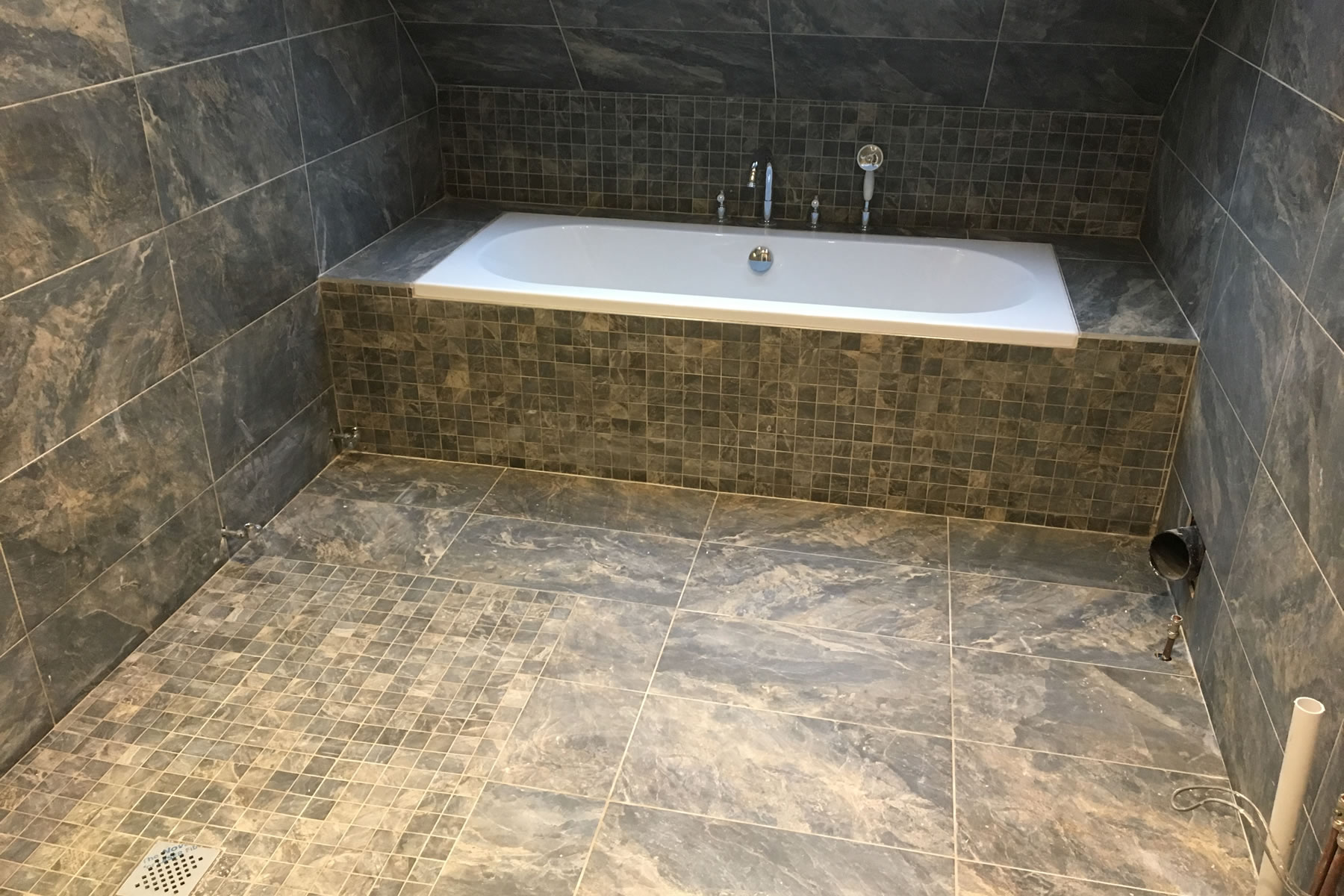 bathroom tiling