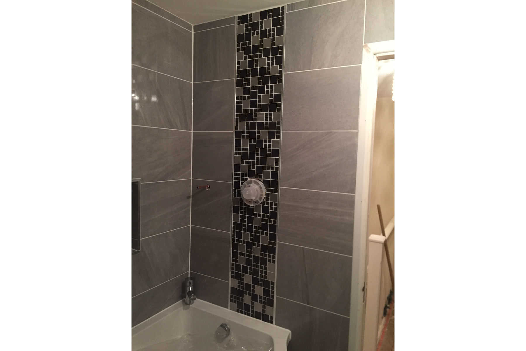 bathroom tiling