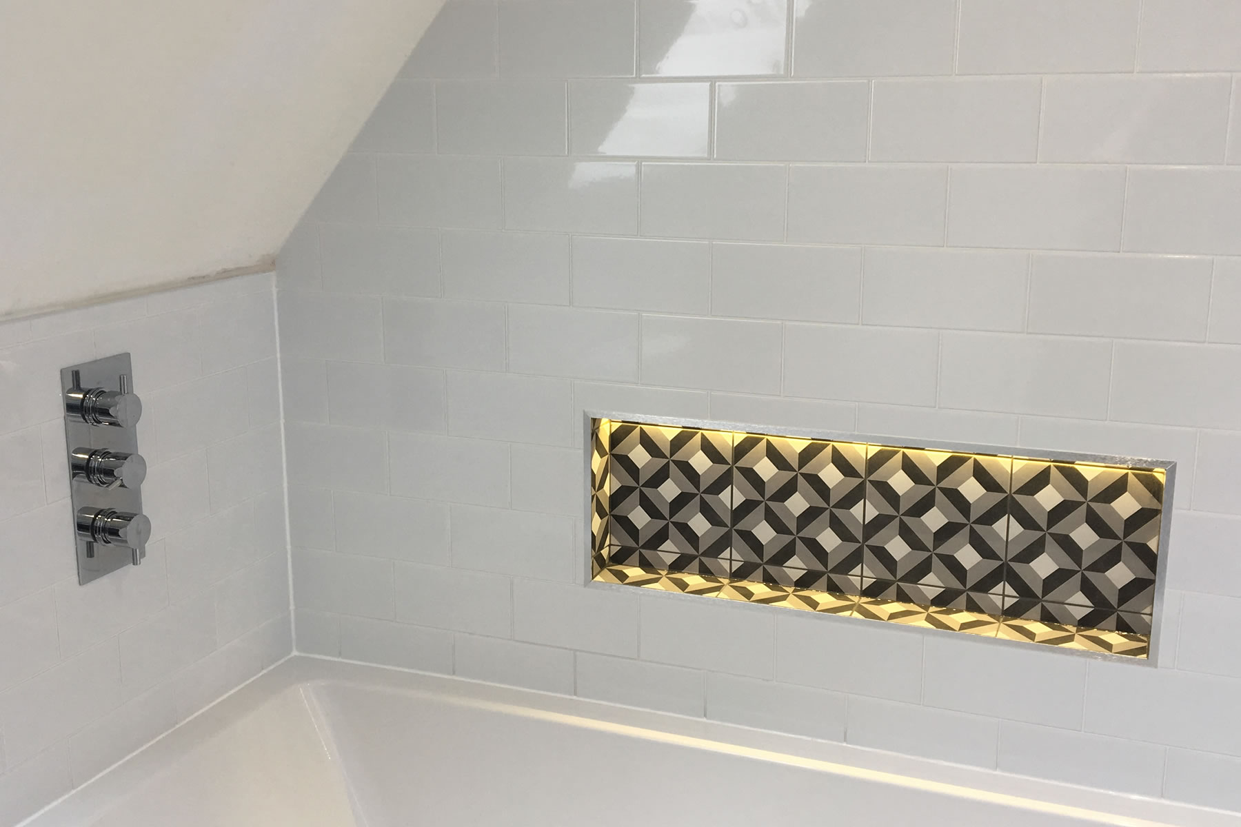 bathroom tiling