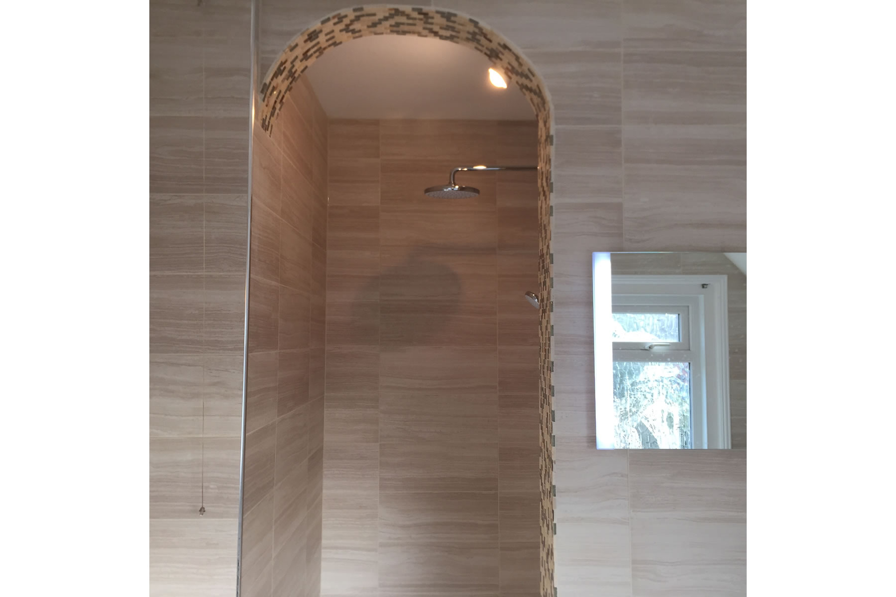 bathroom tiling