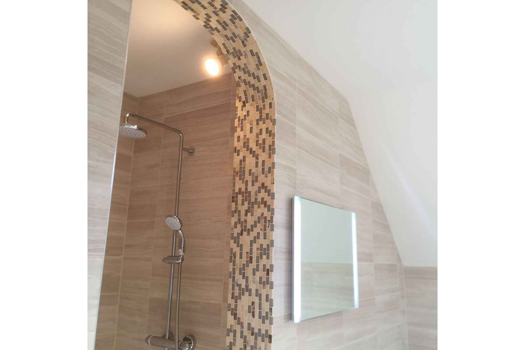 bathroom tiling