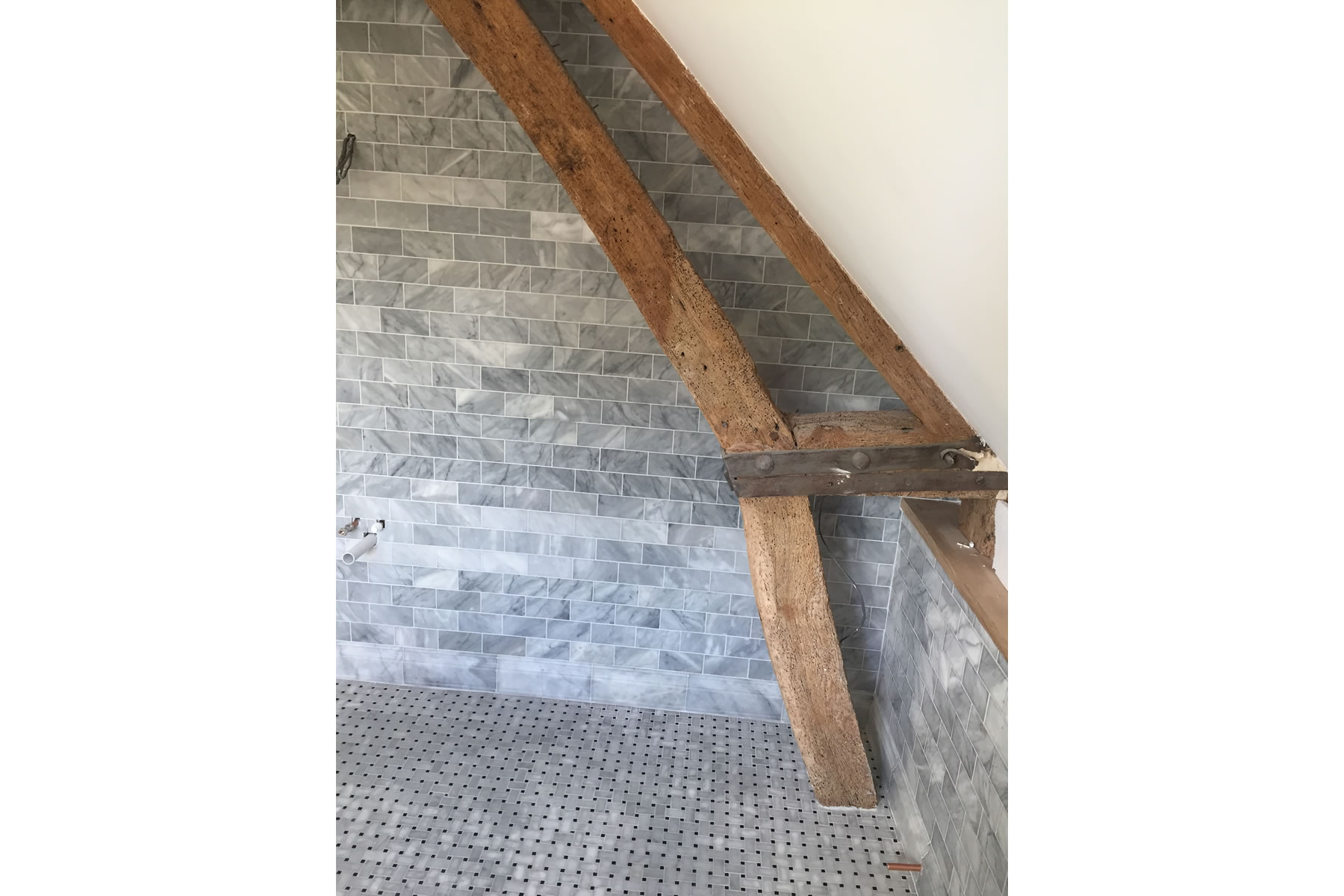 bathroom tiling