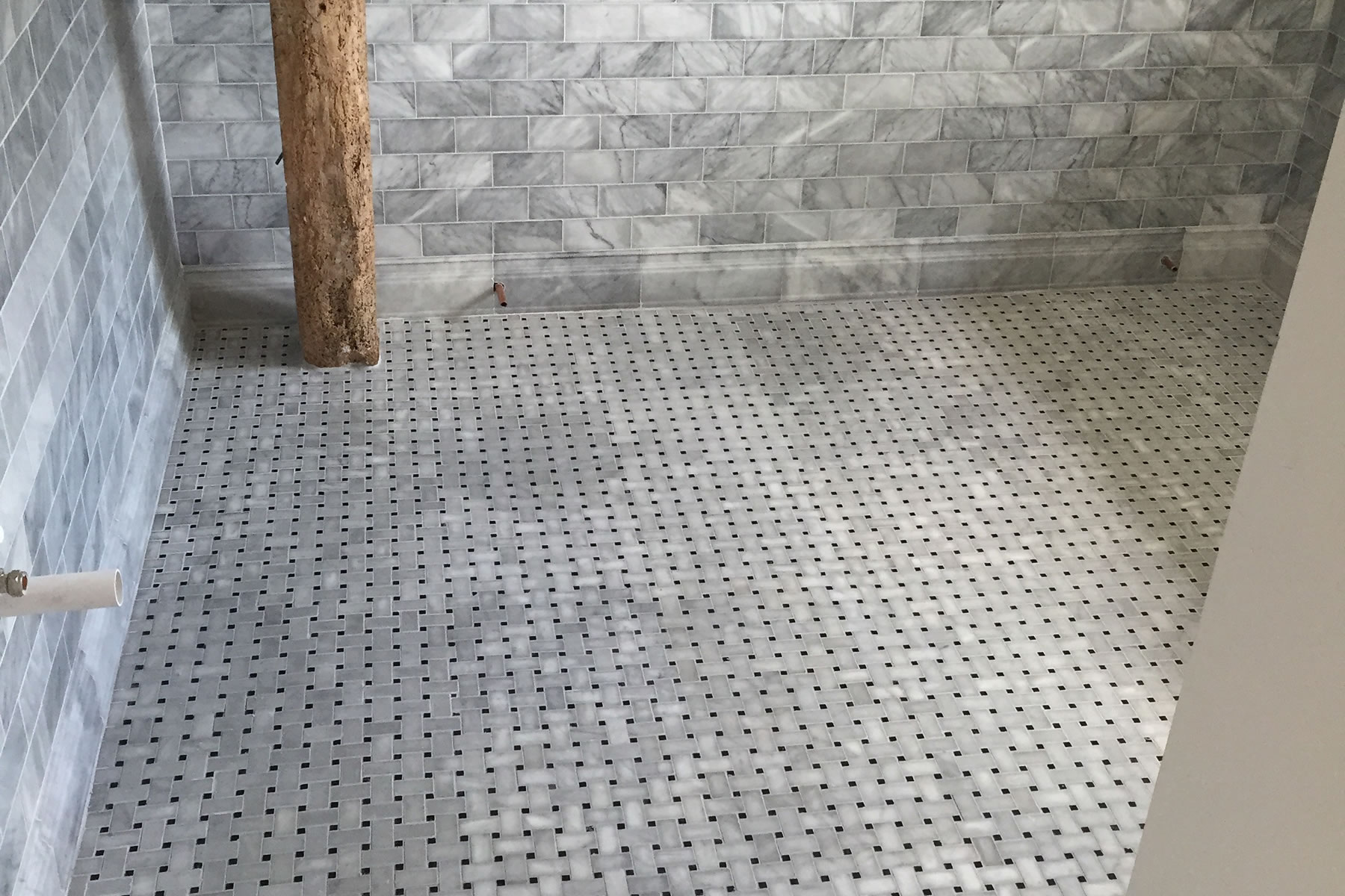 bathroom tiling