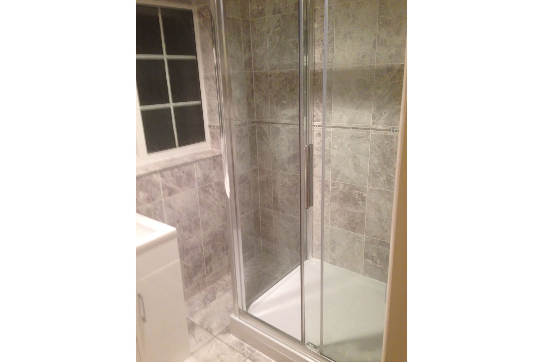 bathroom tiling