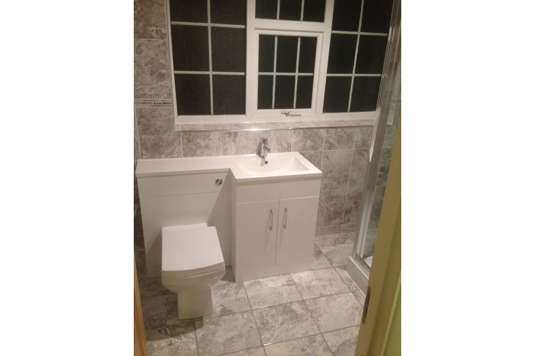 bathroom tiling