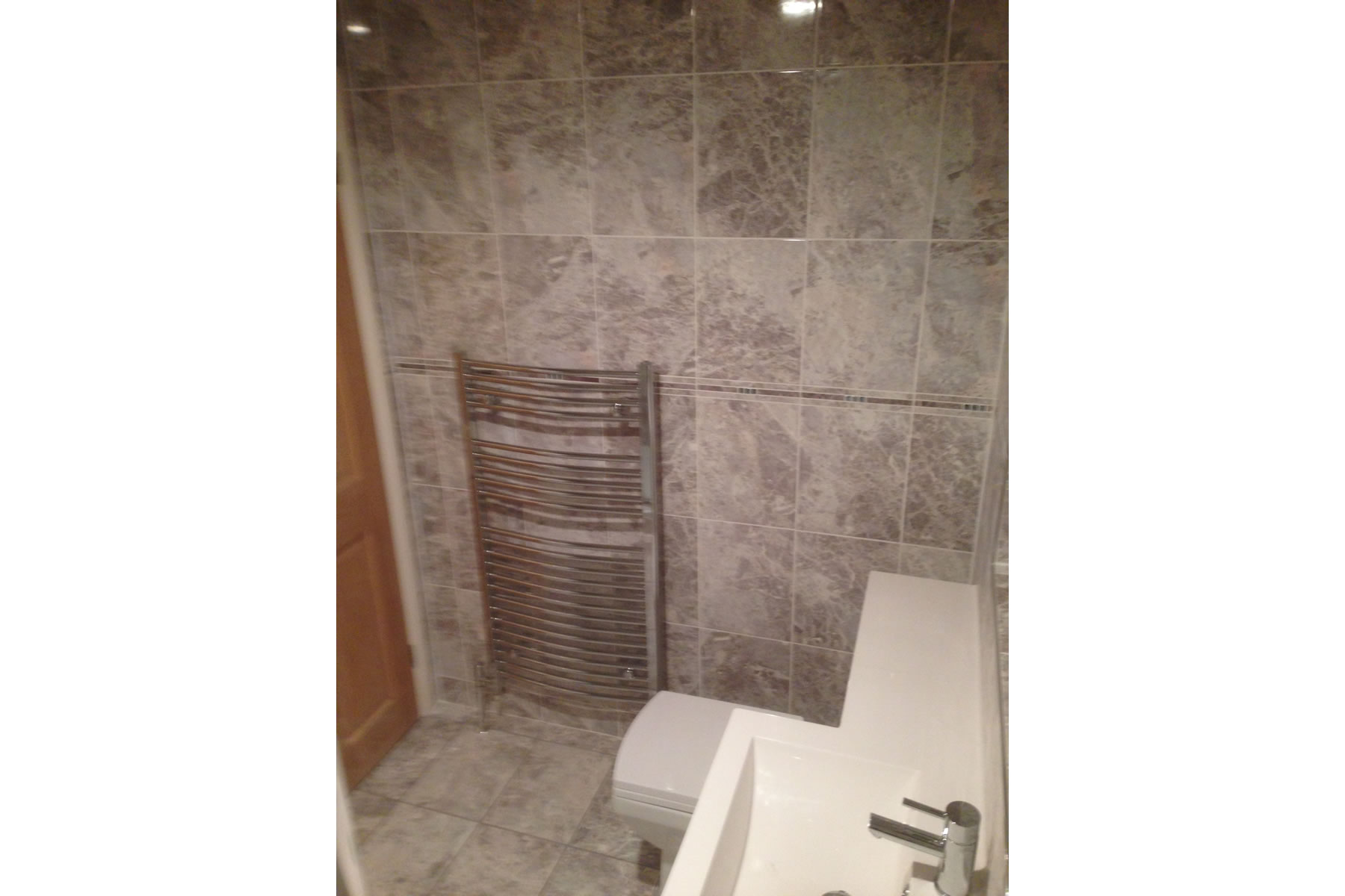 bathroom tiling