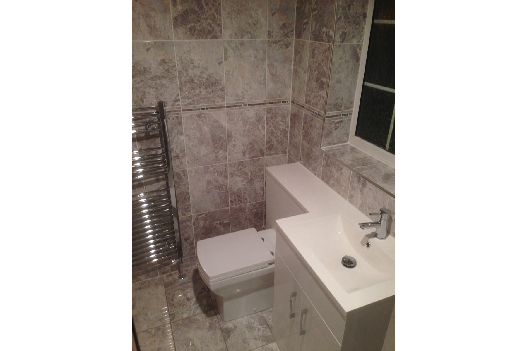 bathroom tiling