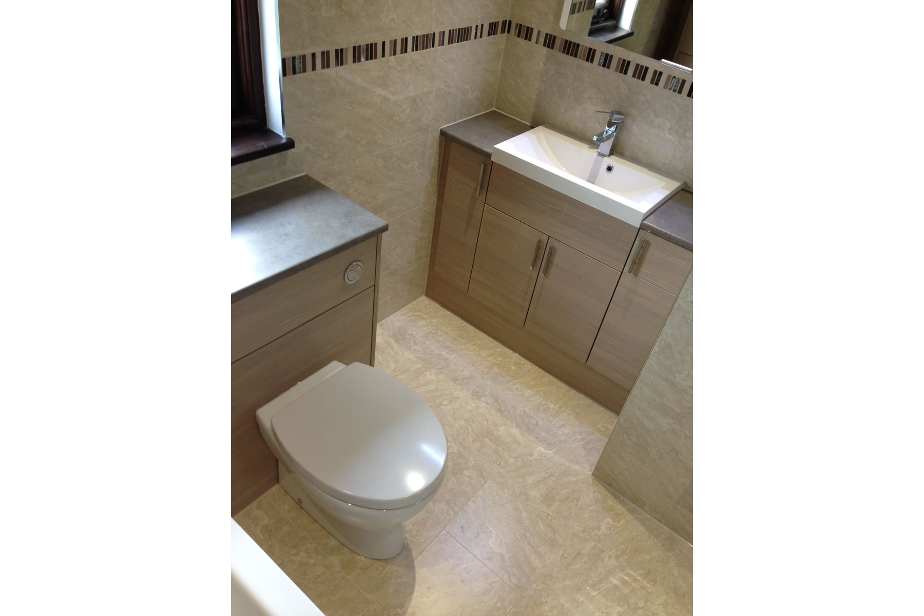 bathroom tiling