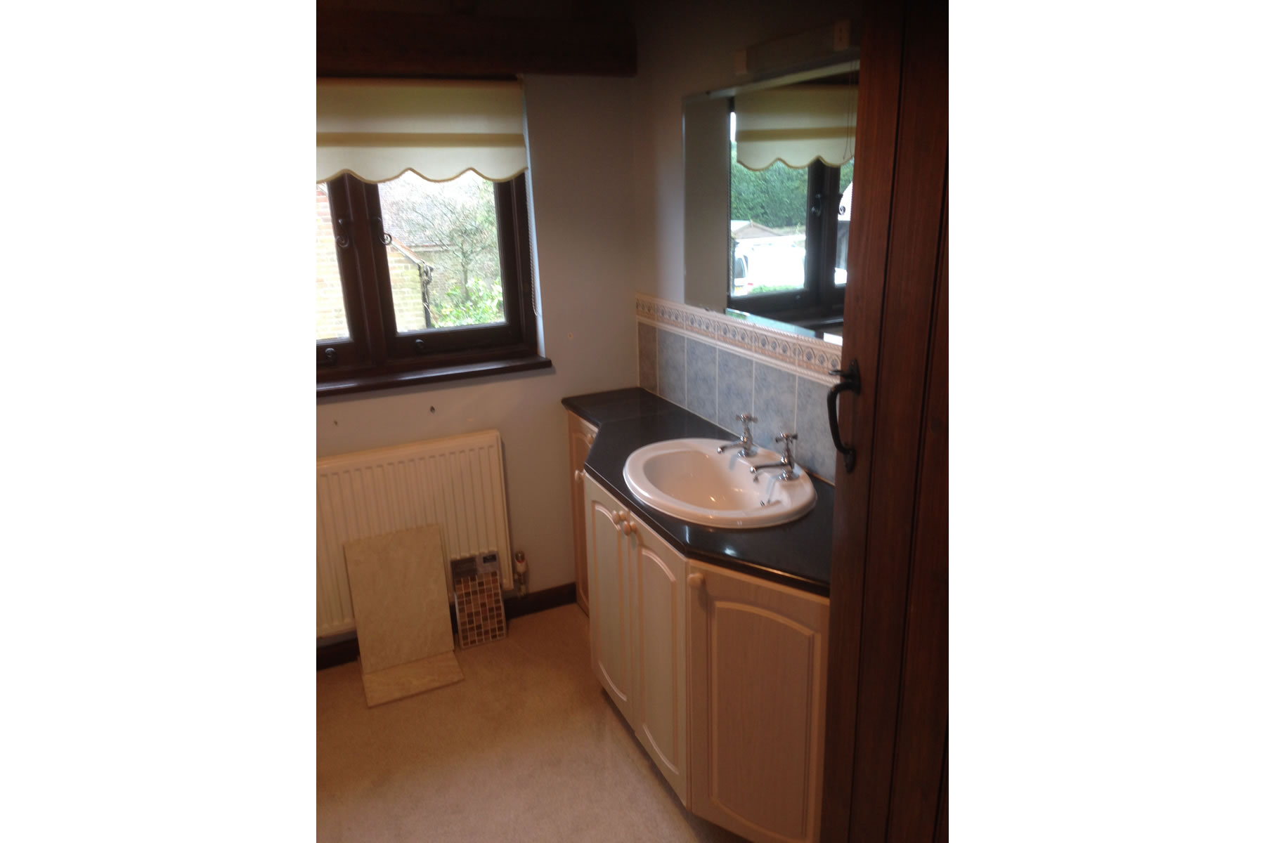bathroom tiling