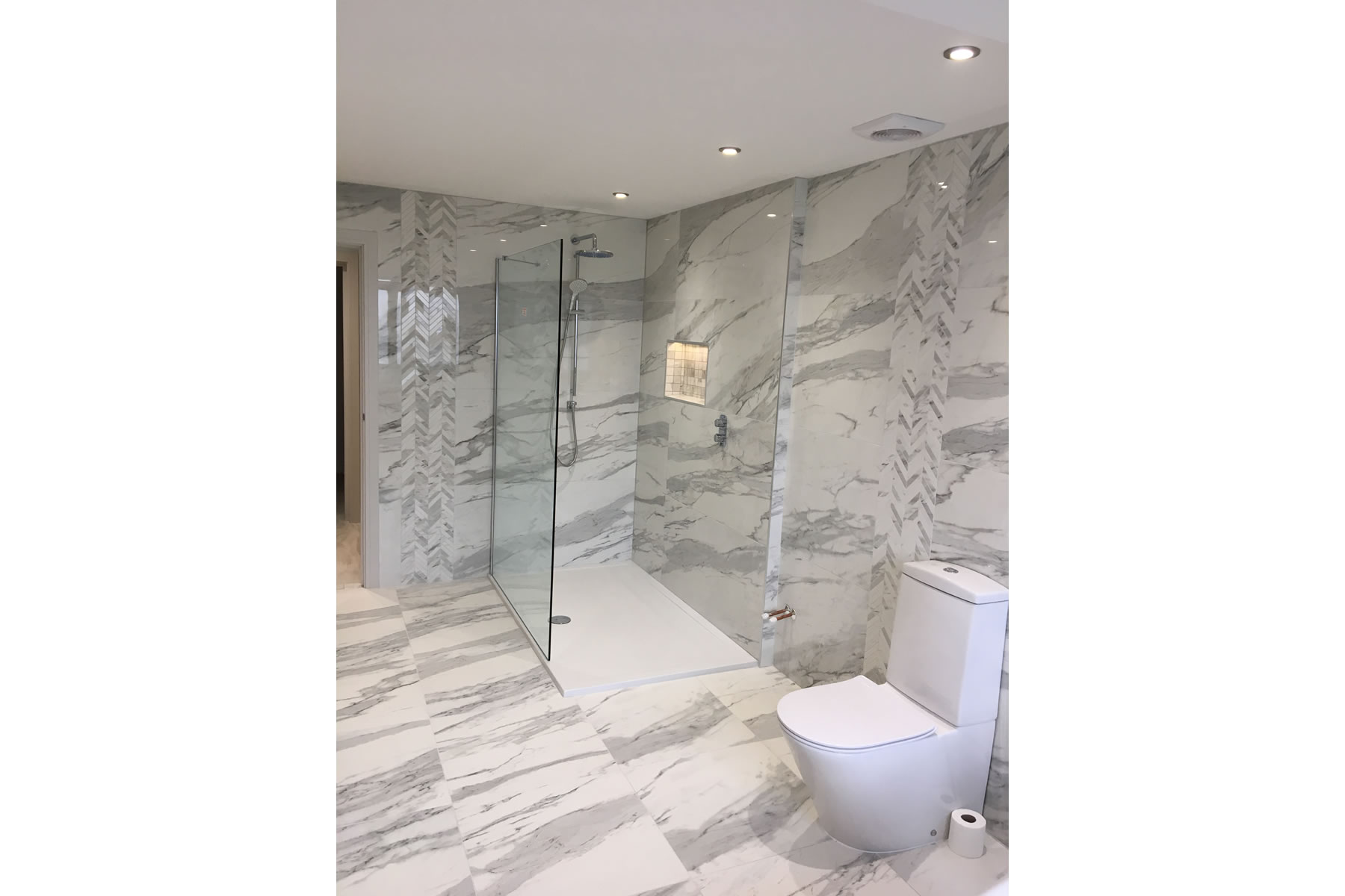 bathroom tiling