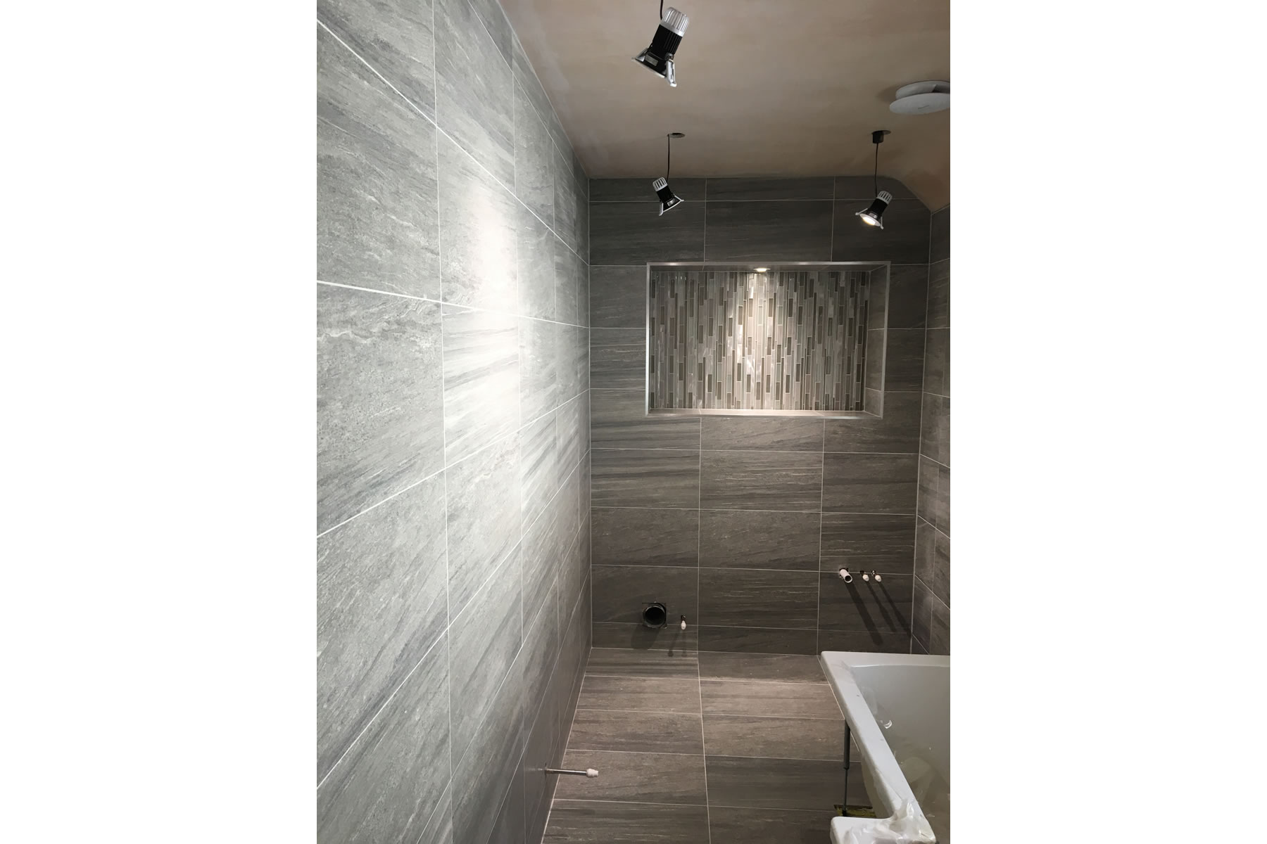 bathroom tiling