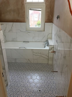 floor tiling