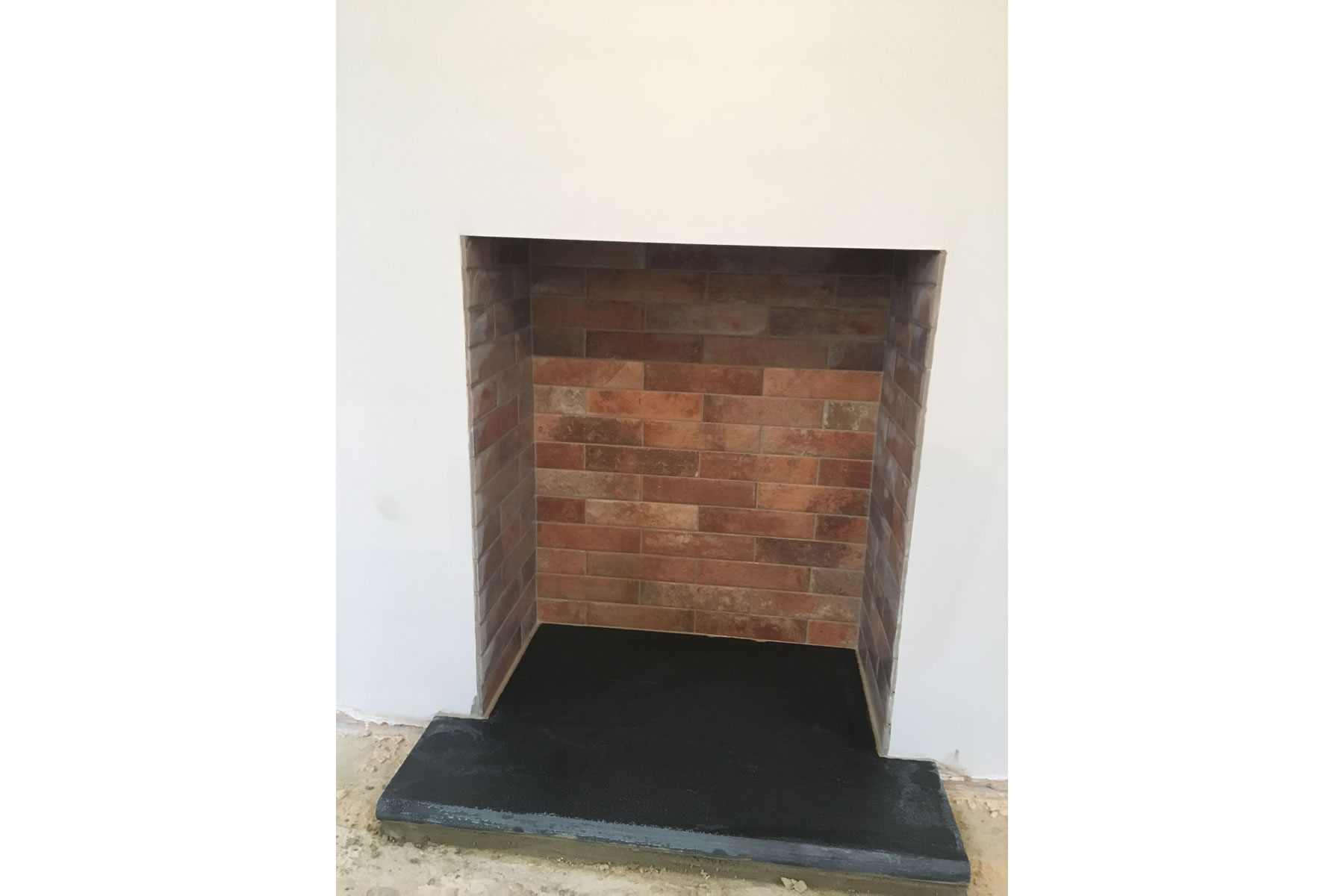 fireplace tiling