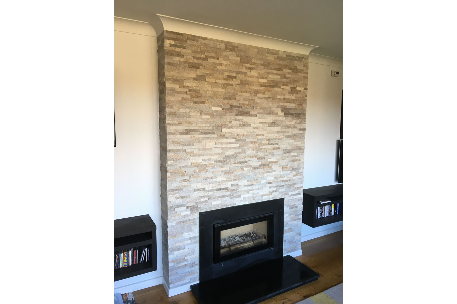 fireplace tiling