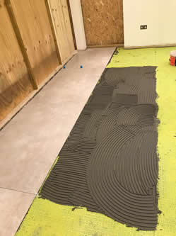 floor tiling